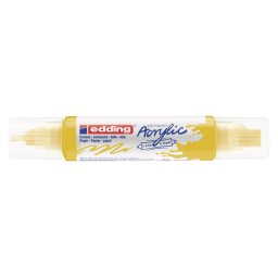 Akrilni marker E-5400 double-liner sa dva vrha Edding žuta