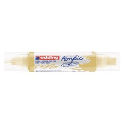 Akrilni marker E-5400 double-liner sa dva vrha Edding nežno žuta