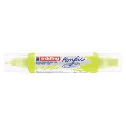 Akrilni marker E-5400 double-liner sa dva vrha Edding neon žuta