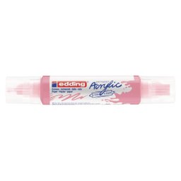 Akrilni marker E-5400 double-liner sa dva vrha Edding nežno roze