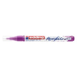 Akrilni marker E-5300 fine 1-2mm obli vrh Edding borovnica