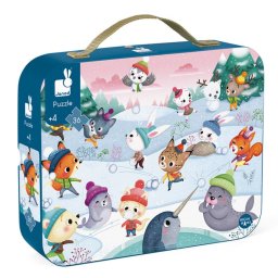 Kartonske puzzle - Zabava na snegu