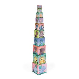 Edukativna igra "Male životinje" - Kocke za piramidu