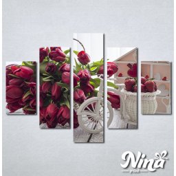 Slike na platnu Lale i jagode Nina307_5