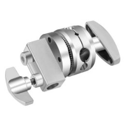 Dual Grip Swivel Head Bracket Clamp for Studio Boom Arm Reflector Holder Gobo