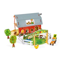 Drveni mini set - Farma sa životinjama