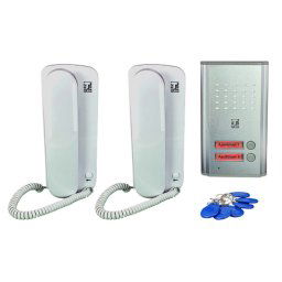 Žični interfon za dva stana HOME SUPER STRONG 2, sa RFID čitačem