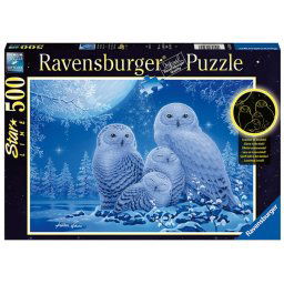 Ravensburger puzzle Sove na mesečini RA16595