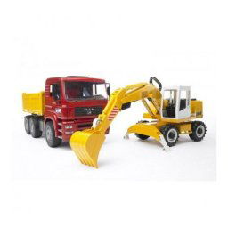 Kamion MAN sa Rovokopačem Liebherr 027513