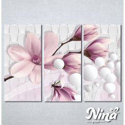 Slike na platnu Nezno roze magnolija Nina318_3