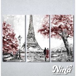 Slike na platnu Ljubav u Parizu Nina319_3