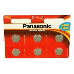 Panasonic baterije Litijum CR-2016 L/6bp