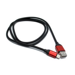 USB data kabal Q Elastic za Iphone lightning crni