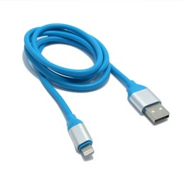 USB data kabal Q Elastic za Iphone lightning plavi