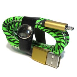 USB data kabal LEATHER safe microUSB 004