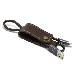 USB data kabal Pendant microUSB ljubicasti