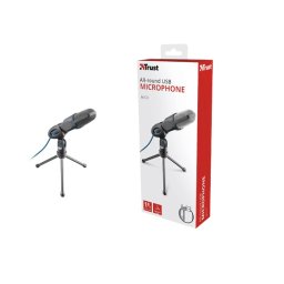 Trust mikrofon Mico 3,5mm/USB adapter crno-plavi