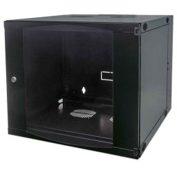 Intellinet 19" Wallmount Cabinet,12U/450mm(d),Flatpack,Black