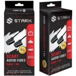 STARK kabl scart M-M (High Quality) 1.5m