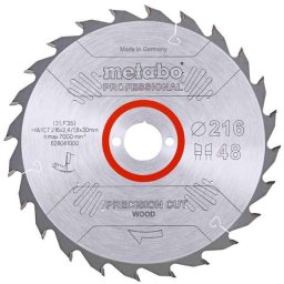 List za kružnu testeru 216mm 48z Precision cut METABO