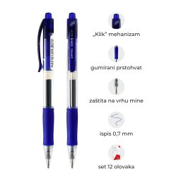 OLOVKA GEL PENAC CCH3 PLAVA 0.7