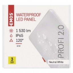 Emos led panel kvadratni exclusive 19W nw ip65 zv2152 ( 1941 )