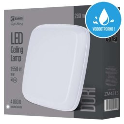 Emos led panel dori kvadrat.28x28x4.8cm ip54/18w/nw zm4313 ( 1862 )