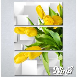 Slike na platnu Zute lale Nina322_3
