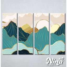 Slike na platnu Planina apstrakcija Nina321_4