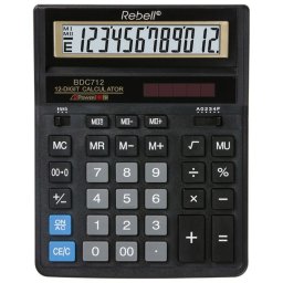 Kalkulator komercijalni 12 mesta Rebell RE-BDC712GL BX crni