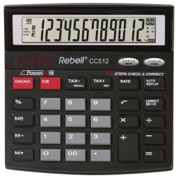 Kalkulator komercijalni 12 mesta Rebell RE-CC512 BX crni