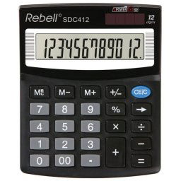 Kalkulator komercijalni 12 mesta Rebell RE-SDC412 BX crni