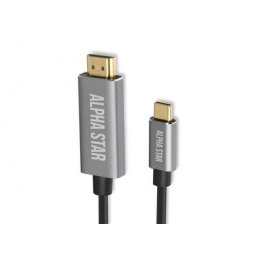 Alpha star USB kabl TIP-C (muški) na HDMI 4K (muški)/dužina 1,2m/blister ( TIP- C na HDMI 4K 1,2m )