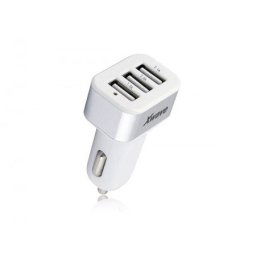 Xwave USB auto punjač za mobilne, tablete, 3 xUSB, 5V srebrno-bela ( C22-3 )