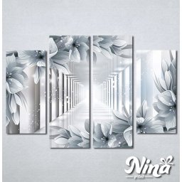 Slike na platnu 3d cvece Nina324_4