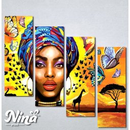 Slike na platnu Africki motiv Nina326_4