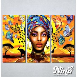 Slike na platnu Africki motiv Nina326_3