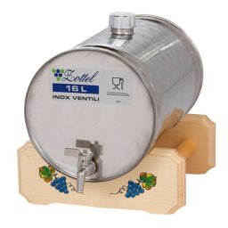 Bure za rakiju Zottel inox - ležeće 16L