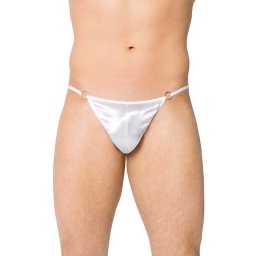 Muške beli saten gaćice