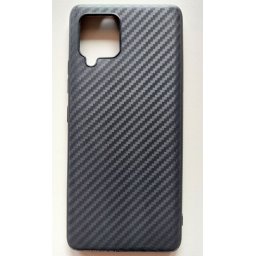 TPU maska CARBON za SM-A425F, Galaxy A42 4G 2021 (6.6") crna