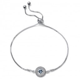 Ženska oliver weber own montana narukvica sa swarovski plavim kristalom ( 32288.207 )