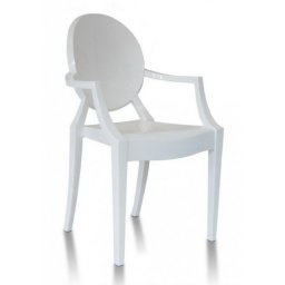 Plastična stolica GHOST - krem