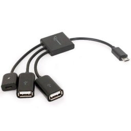 OTG kabl USB 2.0 na micro Gembird UHB-OTG-02, OTG HUB 2xUSB na micro USB