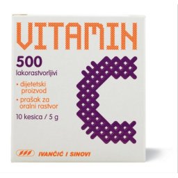 VITAMIN C prašak 500mg 10 kesica