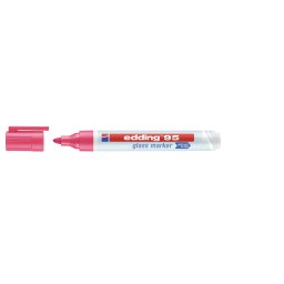 Marker za staklenu tablu E-95 1,5-3mm, zaobljeni Edding roze