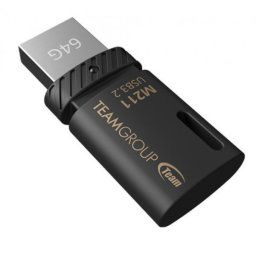 TeamGroup 64GB M211 USB 3.2 + Type C OTG BLACK TM211364GB01