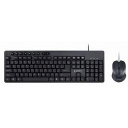 KBS-UM-04 Gembird Multimedia set mis + tastatura crni US layout