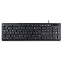KB-MCH-04 Gembird Multimedijalna tastatura, chocolate, USB, US layout, Slim black