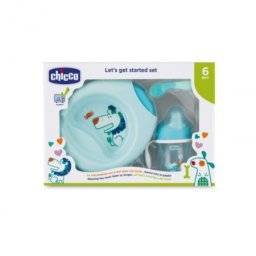 Chicco poklon set 6m+, pribor, plavi ( A049982 )