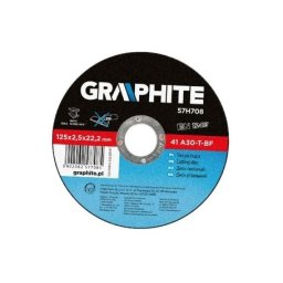 GRAPHITE rezna ploča za metal 125x2.5x22mm 57H708